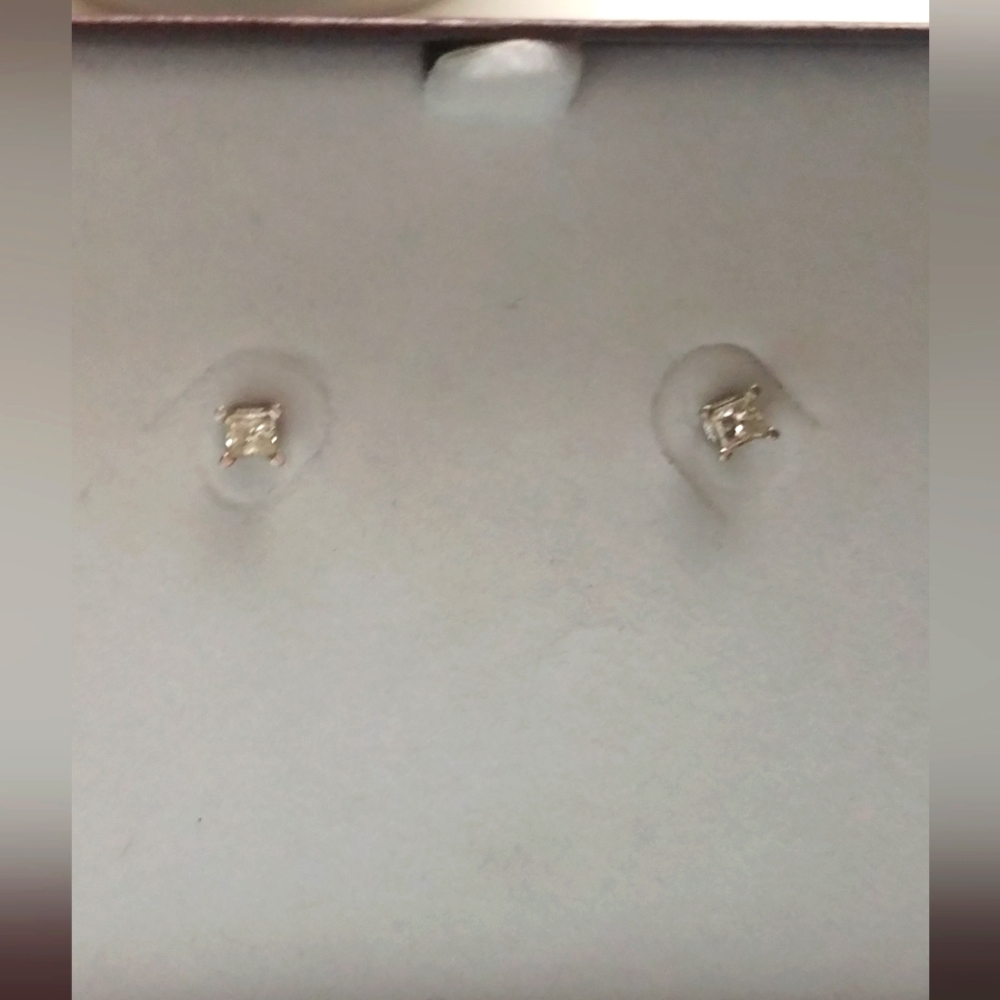 14k diamond earrings